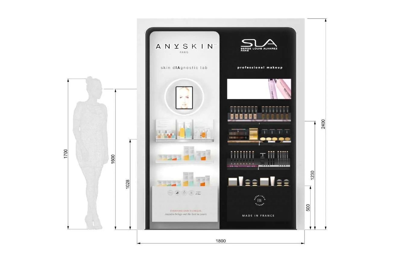 Wall Anyskin + Anytone merchandising render